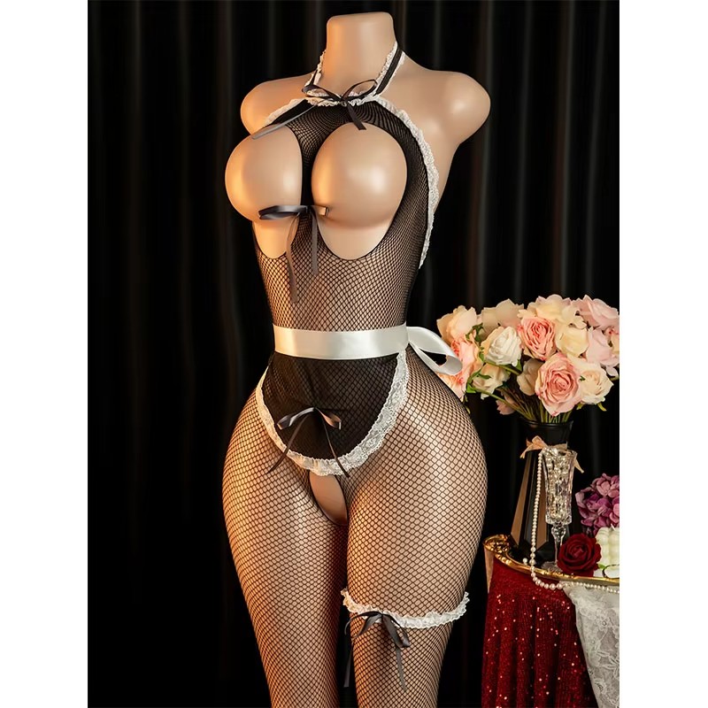 Desires Sex Play Crotchless Co - Bodystocking Fishnet ulasan dan harga