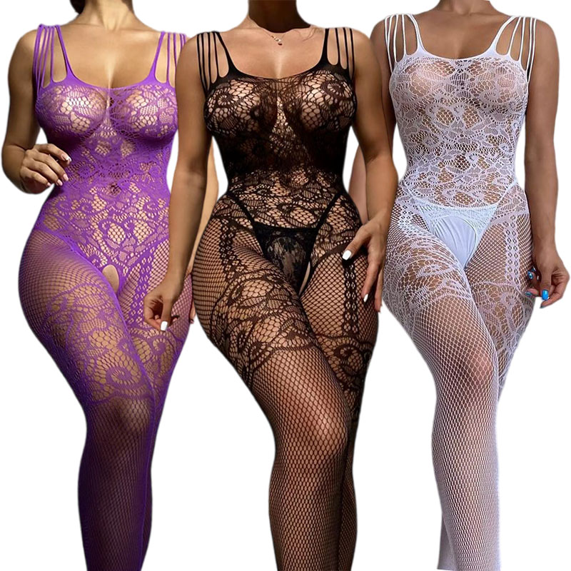 Women Fancy Sexy Lingerie Tran - Bodystocking Fishnet ulasan dan harga