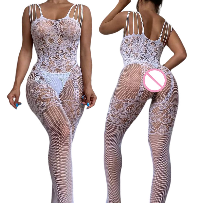 Women Fancy Sexy Lingerie Tran - Bodystocking Fishnet ulasan dan harga