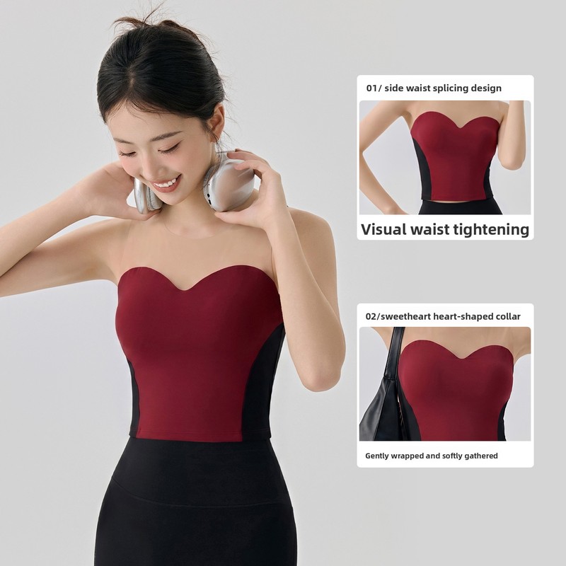Women‘s Strapless Yoga Top Bui - Strapless Bra Backless ulasan dan harga